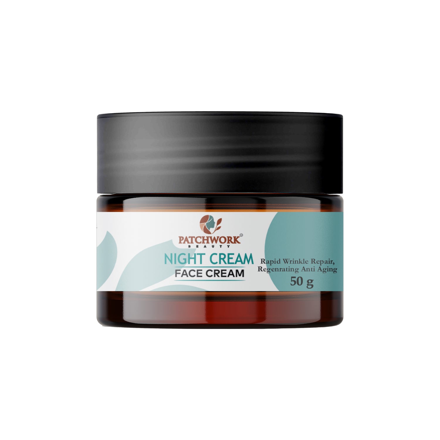 Patchwork Beauty Night Cream Face Cream for Hydration and Anti Aging Care Smooth Skin Overnight Repair Lightweight Nourishing Daily Skin Care for Soft Radiant Look 50g