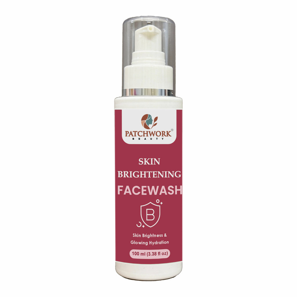 Patchwork Beauty Skin Brightening Face Wash for Radiant Glow and Hydration Gentle Deep Cleansing Daily Skin Care for Dull Uneven Skin Smooth Fresh Look 150ml