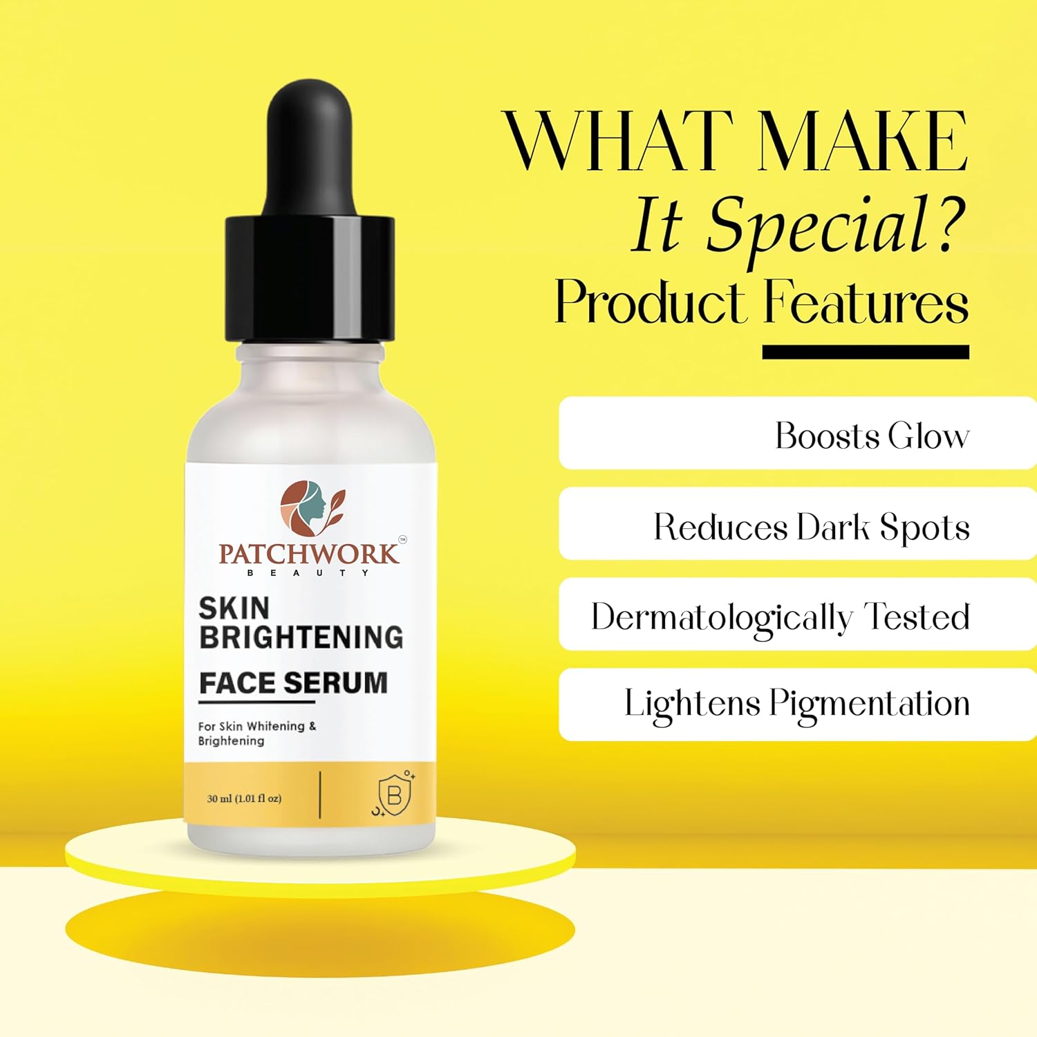 Skin Brightening Face Serum with B14, 30 ml, For Skin Whitening